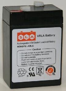 6V 4.5AH SLA Battery Replacement for Long Way LW-3FM4.5B
