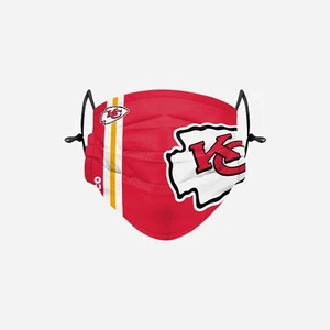 NFL Kansas City Chiefs Face Mask, 100% Cotton - Imagen 1 de 2