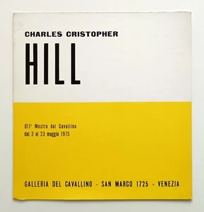 Charles Cristopher Hill Gall. del Cavallino Venezia 1975 Invito/Ephemera - Imagen 1 de 2