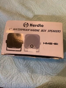 hersii 4” waterproof marine box speakers - Picture 1 of 5