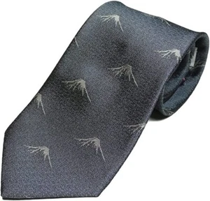 Fujizakura Koubou 100% Silk Tie Fuji Mountain Silver Gray From Japan New F/S - Picture 1 of 5