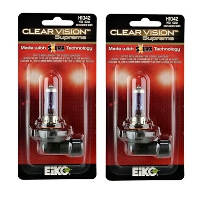 Eiko ClearVision Supreme H10 9145 42W Two Bulbs Fog Light Replacement Upgrade EO - Image 1 of 4
