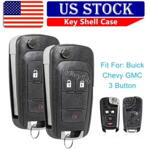 2 For 2012 2013 2014 2015 2016 2017 Chevrolet Sonic Remote Key Fob Case Shell - Picture 1 of 8