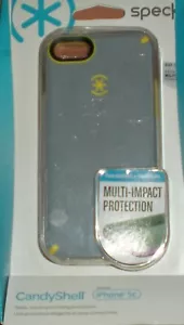 Speck CandyShell Dual Layer Hybrid case for Apple iPhone 5c, Gray & Yellow, New - Picture 1 of 2