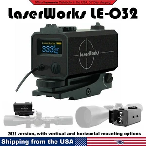Le-032 Black Laser Rangefinder Hunting Archery Rifle Outdoor Fog Proof LE032 - Picture 1 of 11