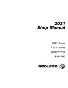 Seadoo GTX RXT WAKE PRO FISH PRO Service Manual | 2021 | MAILED CD OR USB - Picture 1 of 16