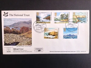 GB Benham 1981 National Trust Set en Cubierta del Primer Día - Derwentwater Keswick SHS - Imagen 1 de 1