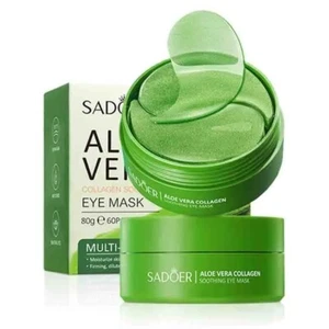 60 Pcs Under Eye Pads Aloe Vera Collagen Mask Hydrating Anti Aging Wrinkles - Picture 1 of 6