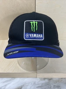 MF7442 Yamaha Monster Energy MotoGP Replica VR46 Black/Blue Cap - Picture 1 of 9