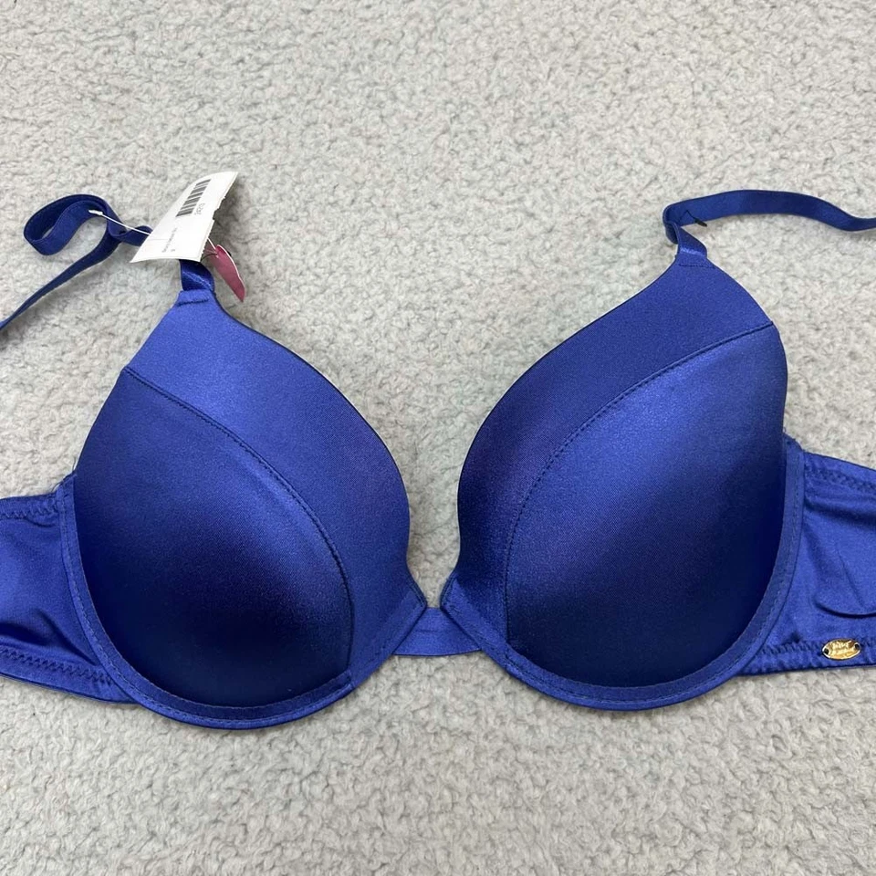 Sujetador push up Betsey Johnson 38C azul nuevo con etiquetas Foto 1 de 4