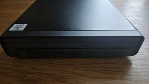 i5 10. generacji HP Prodesk mini 600 G6 256GB SSD 16GB RAM Desktop Tiny PC Win10 Pro - Zdjęcie 1 z 4