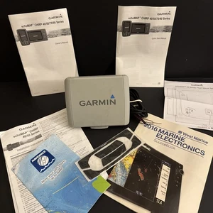 GARMIN Echomap 53DV 5” Chartplotter Fish Finder Sonar w/ Pwr Cable Cover & Mount - Picture 1 of 24