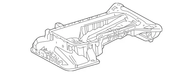 Cacerola de aceite original Mercedes-Benz 113-014-01-02 Foto 1 de 1