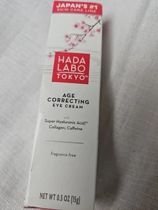 Crema de ojos correctora de edad Hada Labo Tokyo, ácido súper hialurónico antienvejecimiento - Imagen 1 de 4
