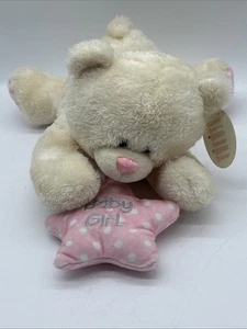 Keel Baby Teddy Bear Baby Girl Pink Star Soft Toy with Music Box PL2 - Picture 1 of 7