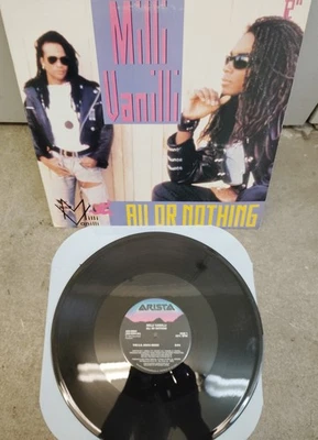 Milli Vanilli - All Or Nothing - Vinyl Record 12 “ Arista Excellent  - Image 1 of 2