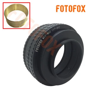 Brass M52 to M42 17-31mm Adjustable Focusing Helicoid Adapter Macro tube M52-M42 - Picture 1 of 8