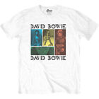 Men's David Bowie Mick Rock Photo Collage Slim Fit T-Shirt Xx-Large White