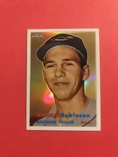 2014 Topps Chrome Brooks Robinson All-time Rookie Re-prints Refractor Card #328
