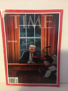 Time Magazine President Donald Trump He’s Back February 2025 - Imagen 1 de 5