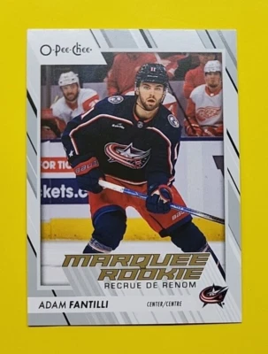 Adam Fantilli Blue Jackets - 2023-24 O-Pee-Chee - Marquee Rookie - RC SP - #583 - Image 1 of 2