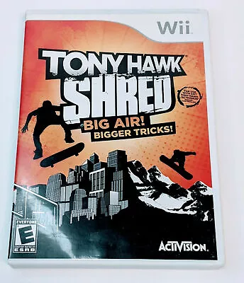 Tony Hawk Shred (Nintendo Wii, 2010) Complete Original Box Manual ***Tested*** - Image 1 of 3