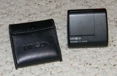 Minolta D-316i - Minolta Maxxum Camera Flash with Pouch - READ - Image 1 of 3