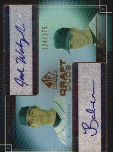 2004 (BREWERS) SP Prospects Draft Duos Dual Autographs #WB Wahpepah/Baker