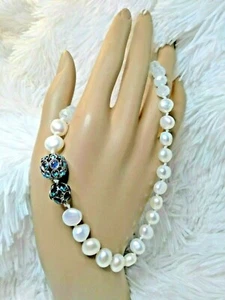 *NEW*  &  *RETIRED* ~ sorrelli ~ " SNOWY MOSS " ~ PEARL ~ NECKLACE ~ $205 - Picture 1 of 12