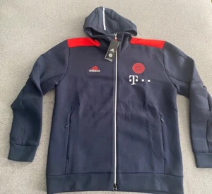 FC BAYERN MUNICH ADIDAS SPONSORED ZNE ANTHEM JACKET LARGE MEN - Picture 1 of 7