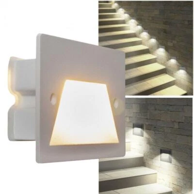 FARETTO SEGNAPASSI IP65 LED 3W INCASSO SCATOLA 503 X SCALE GIARDINO 3000K/BIANCO - Immagine 1 di 4