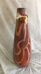 JARRÓN de barro, decorado. 60 cms. de alto. Modelo Yolotzin - Imagen 1 de 1