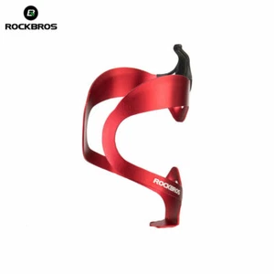 RockBros Bike Water Bottle Cage Adjustable Aluminium Alloy Bottle Holder Red - Picture 1 of 1