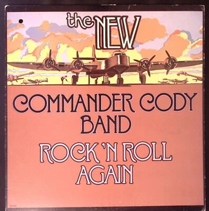 THE NEW COMMANDER CODY BAND ROCK 'N ROLL AGAIN PROMO WHITE LABEL LP 118-37W - Picture 1 of 4
