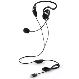 Wired headset USB microphone black HS-NB03SUBK - Picture 1 of 7