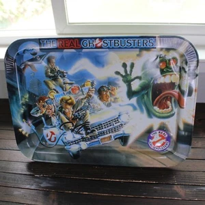 The Real Ghostbusters Vintage Metal TV Dinner Lap Tray 1986 - Picture 1 of 7