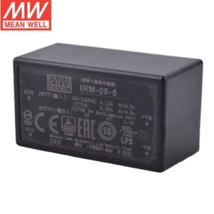 MEANWELL IRM-05 Schaltnetzteil 3,3V5V9V12V24V Pin Typ 5W AC-DC Modul - Bild 1 von 7