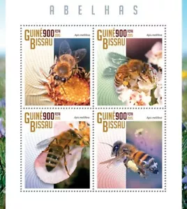 GUINEA-BISSAU 2015 MNH. BEES. Y&T Code: 5668-5671. Michel Code: 7566-7569 - Picture 1 of 1
