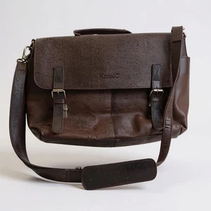 Neue komalC Leder Aktentasche Vintage Antik Stil  - Bild 1 von 12