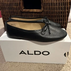 Aldo Joselie Ballerina Flats Black Comfort Brand New In Box Sz 9 - Picture 1 of 7