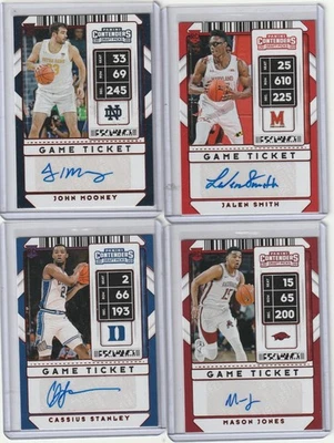 NBA basketball auto RC lot of 12 with Panini Contenders, Prizm etc. - Image 1 of 4