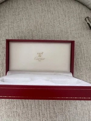 Винтажные Must de Cartier Красные Очки Пустая Коробка И Бумаги Только CO710 - Изображение 1 из 4