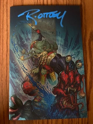 BATTLE BEAST #3 SIGNED OTTLEY SDCC 2025 VIRGIN EXCLUSIVE CHRIS MARCHMAN LTD 1000 - Image 1 of 3