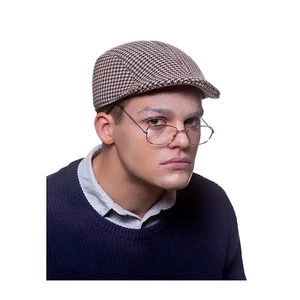Wicked Costumes - Old Man Faux Tweed Cap - Adult - Picture 1 of 1