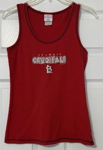 Campus-Stil St. Louis Cardinals Tank Top Large rot Glitzer Baseball MLB Junioren - Bild 1 von 3