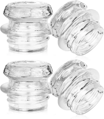 4Pcs Coffee Percolator Glass Top Replacement - Percolator Glass Top Replacement - Image 1 of 4