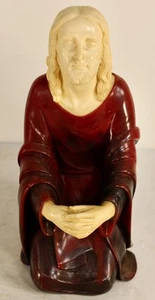 Estatua de Jesús GOLDSCHEIDER de colección alabastro Italia G Ruggeri religiosa cristiana - Imagen 1 de 22