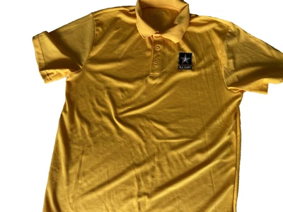 CAMISA POLO SPORTTEK EJÉRCITO EE. UU., DORADA, TALLA: XL, USADA Y ¡ENVÍO GRATUITO! Foto 1 de 4