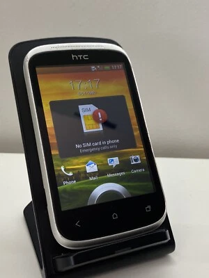HTC Desire C White 4GB Locked Tesco Mobile Smartphone - Image 1 of 4