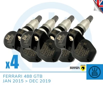FERRARI 488 GTB TPMS 7PP 907 275F tyre pressure valve JAN 2015 - DEC 2019 - Image 1 of 4